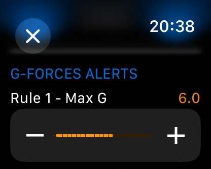 G-Forces Settings