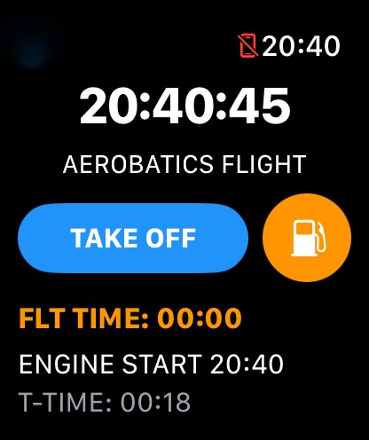 Take-Off Screen